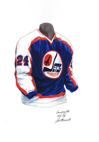 Winnipeg Jets 1977-78 - Heritage Sports Art - original watercolor artwork