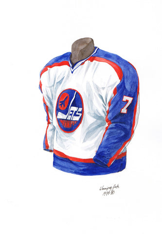 Winnipeg Jets 1979-80 - Heritage Sports Art - original watercolor artwork