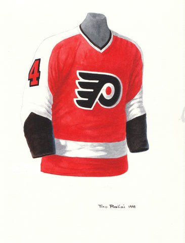 Philadelphia Flyers 1974-75 - Heritage Sports Art - original watercolor artwork - 1