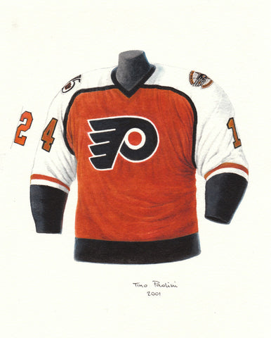 Philadelphia Flyers 1991-92 - Heritage Sports Art - original watercolor artwork - 1