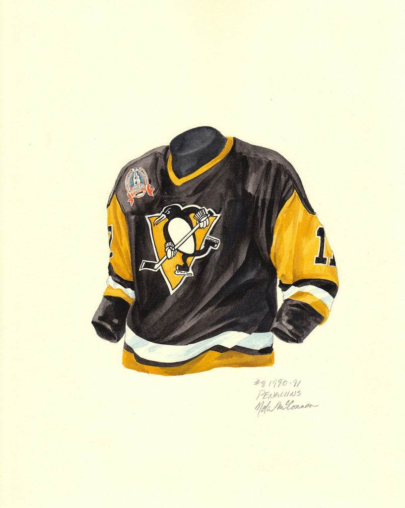 pittsburgh penguins original uniforms