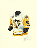 Pittsburgh Penguins 1991-92 - Heritage Sports Art - original watercolor artwork - 1