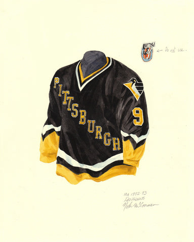 Pittsburgh Penguins 1992-93 - Heritage Sports Art - original watercolor artwork - 1