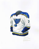 St. Louis Blues 2001-02 - Heritage Sports Art - original watercolor artwork - 1