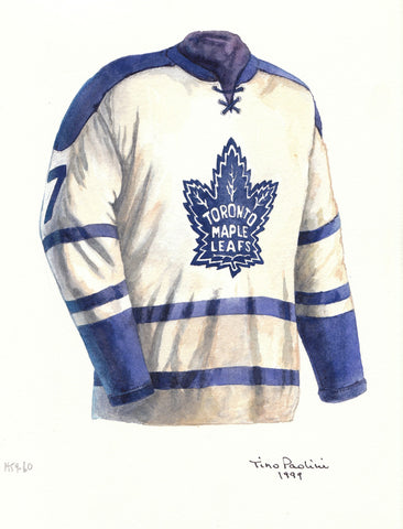Toronto Maple Leafs 1959-60 - Heritage Sports Art - original watercolor artwork - 1