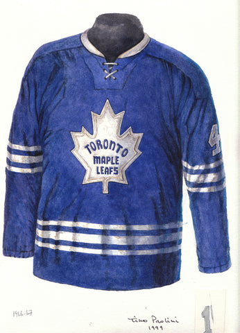 Toronto Maple Leafs 1966-67 - Heritage Sports Art - original watercolor artwork - 1