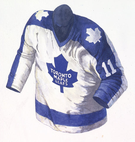 Toronto Maple Leafs 1982-83 - Heritage Sports Art - original watercolor artwork - 1