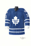 Toronto Maple Leafs 2001-02 - Heritage Sports Art - original watercolor artwork - 1