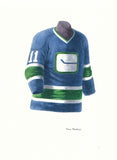 Vancouver Canucks 1974-75 - Heritage Sports Art - original watercolor artwork - 1