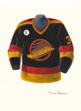 Vancouver Canucks 1985-86 - Heritage Sports Art - original watercolor artwork - 1
