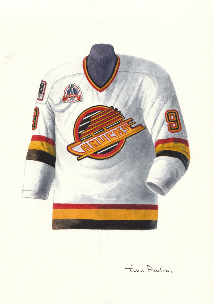 NHL Vancouver Canucks 2020-21 uniform and jersey original art – Heritage  Sports Art