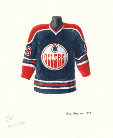 Wayne Gretzky 1978-79 Oilers - Heritage Sports Art - original watercolor artwork - 1