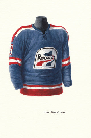Wayne Gretzky 1978-79 Racers - Heritage Sports Art - original watercolor artwork - 1